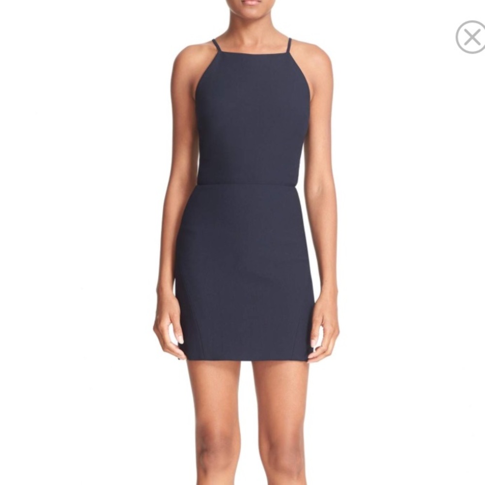 Elizabeth and James Navy Blue Dress